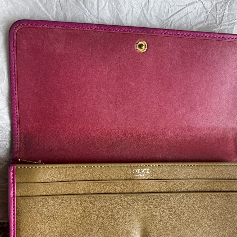 Loewe Tan and Pink Women's Wallet - Picture 8 of 16